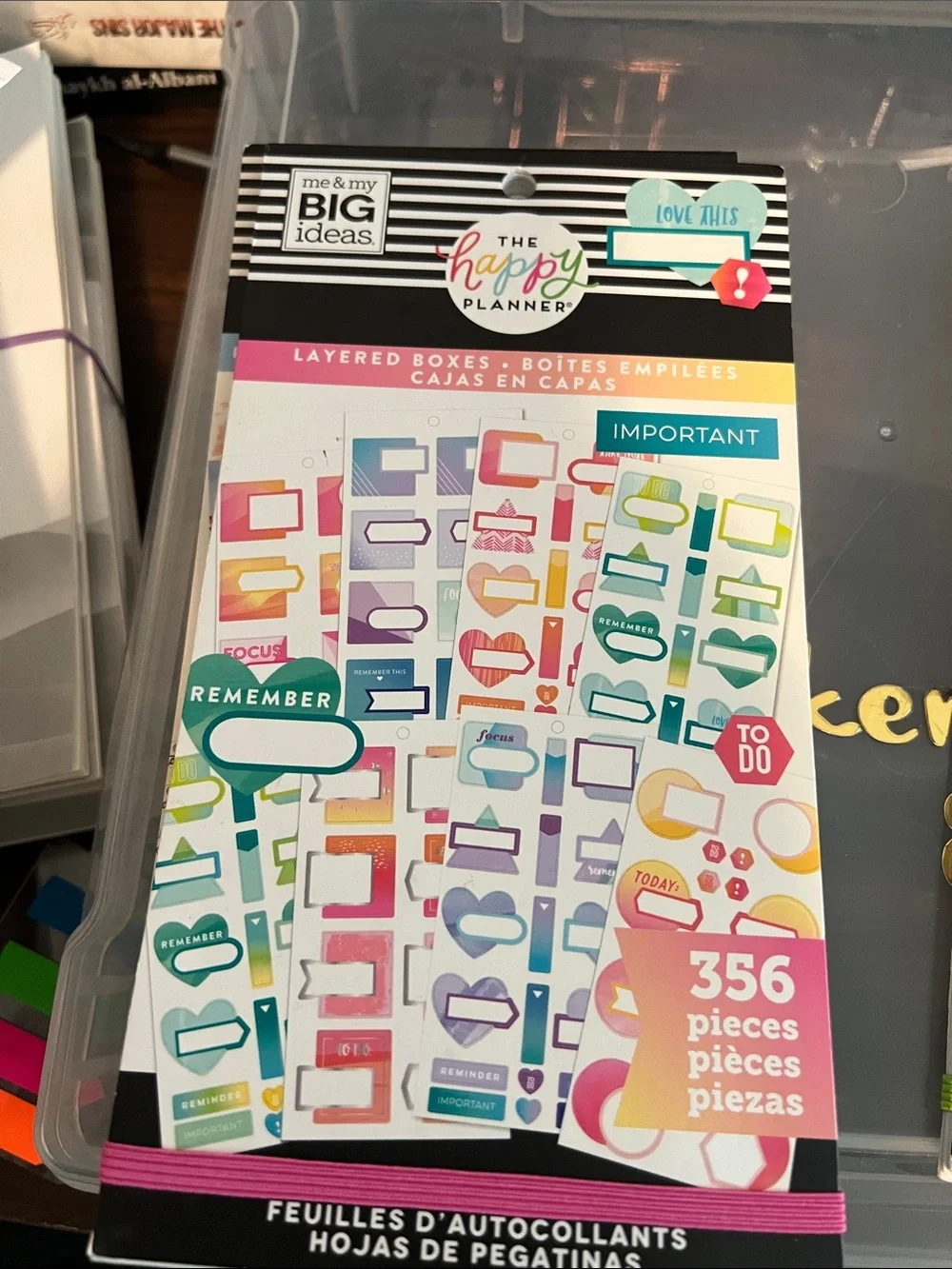 Lot# 2 The Happy Planner Assorted sticker books Used